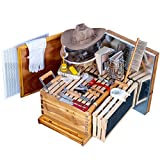 Beehive Starter Kit 10-Frame Bee Boxes and Frames Starter Kit Wax...