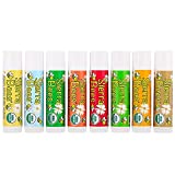 Sierra Bees Organic Lip Balms Combo Pack, 8 Pack, .15 oz (4.25 g) Each